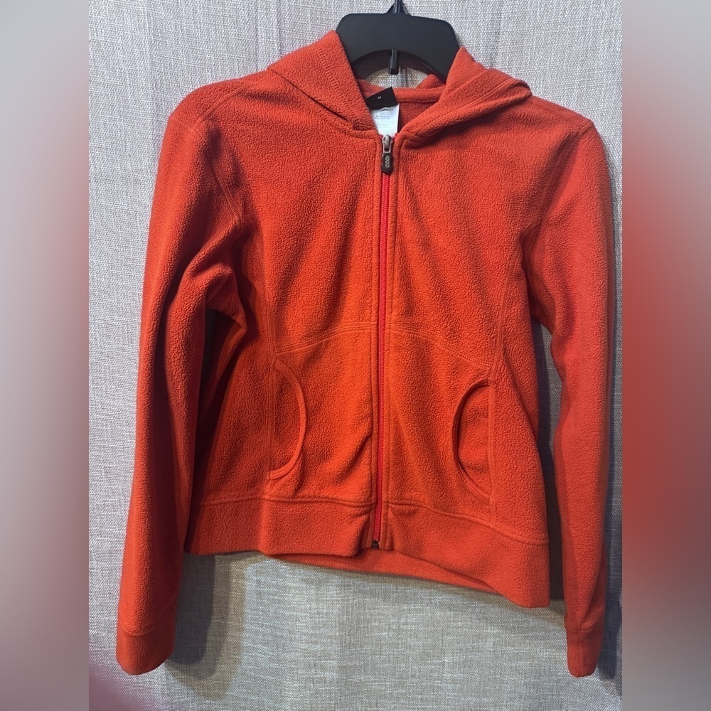 Patagonia Rhythm Fleece Hoodie Women’s size Small, Orange